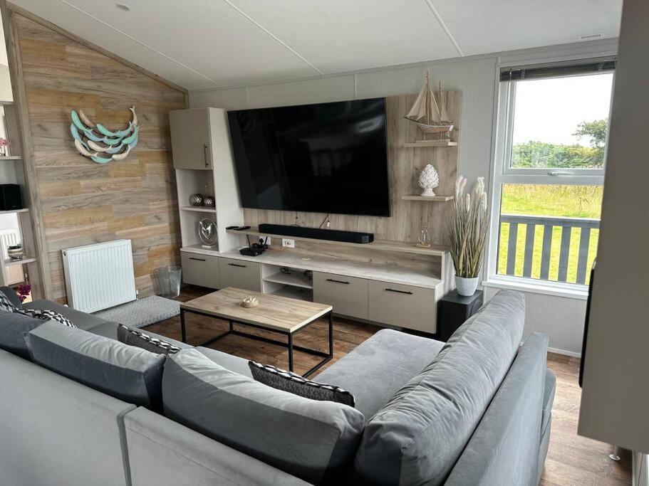 Modern Lodge With Amazing Views New Quay Eksteriør billede